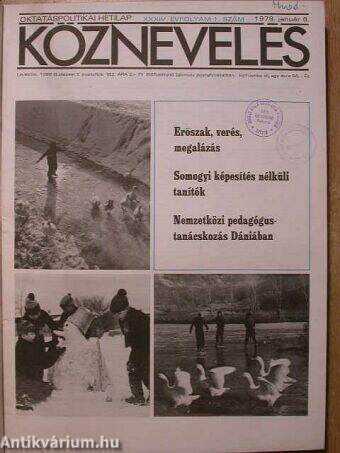 Köznevelés 1978. (nem teljes évfolyam)