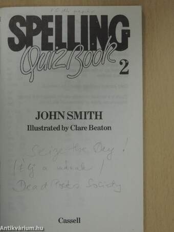 Spelling - Quiz Book 2