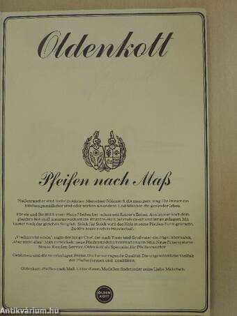 Oldenkott Pfeifenkatalog 73'