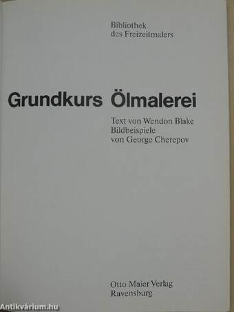 Grundkurs Ölmalerei