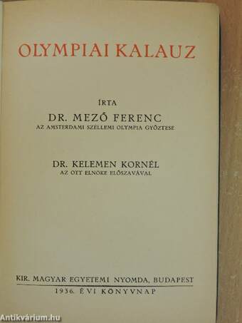 Olympiai kalauz