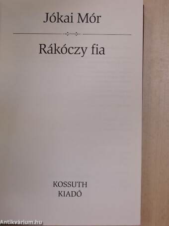 Rákóczy fia