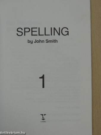 Spelling Book 1