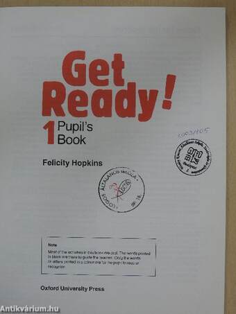 Get Ready! - Pupil's Book 1