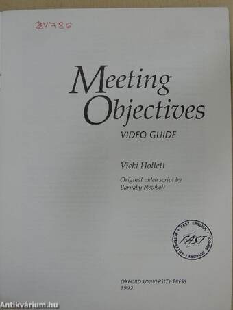 Meeting Objectives