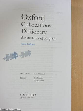 Oxford Collocations Dictionary for students of English