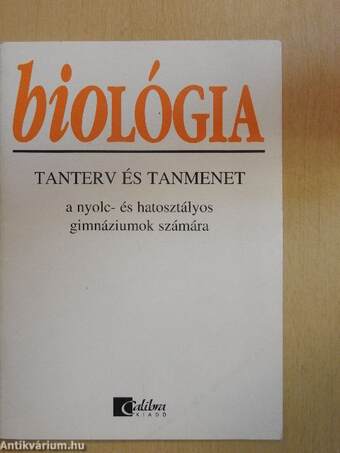 Biológia tanterv és tanmenet