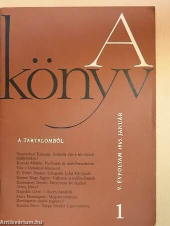 A Könyv 1965. január