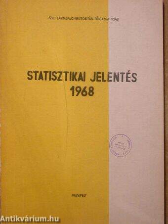 Statisztikai jelentés 1968