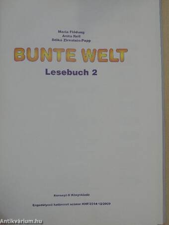 Bunte Welt - Lesebuch 2.