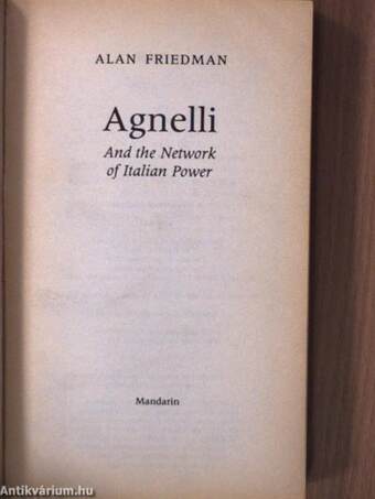 Agnelli and the Network of Italian Power