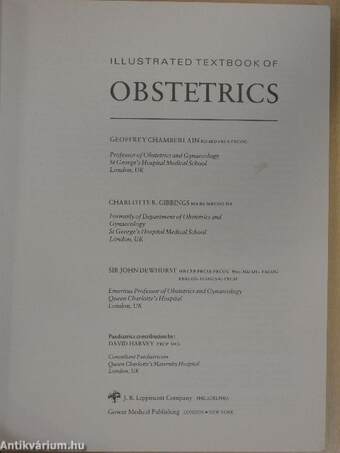 Illustrated Textbook of Obstetrics