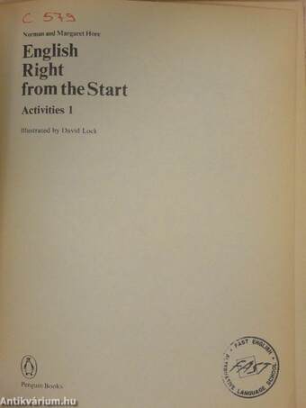 English Right from the Start - Activities 1