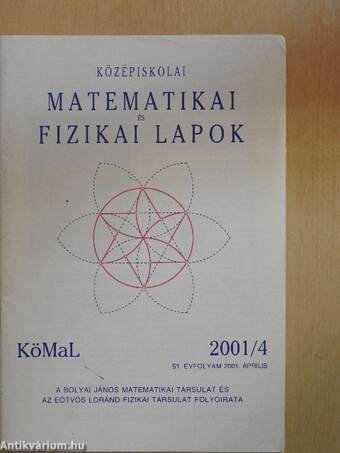 Középiskolai matematikai és fizikai lapok 2001. április