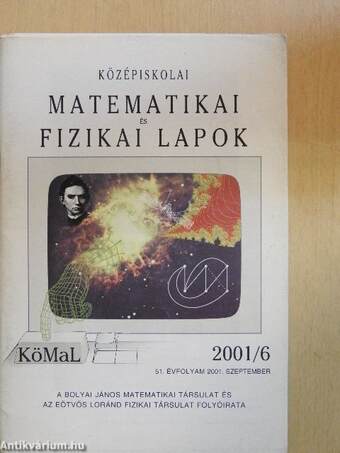 Középiskolai matematikai és fizikai lapok 2001. szeptember