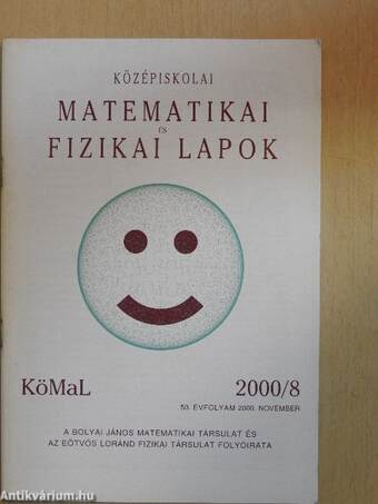 Középiskolai matematikai és fizikai lapok 2000. november