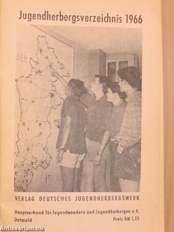 Deutsches Jugendherbergsverzeichnis 1966