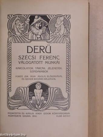 Derü I-III.