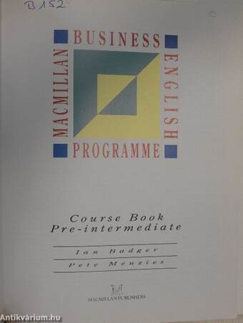 Macmillan Business English Programme - Pre-Intermediate - Course Book