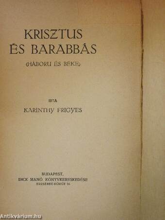 Krisztus és Barabbás