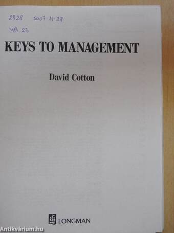 Keys to Management