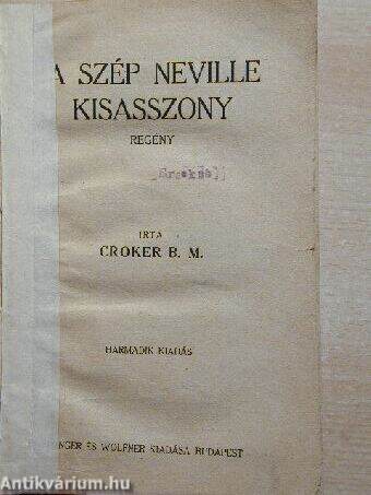 A szép Neville kisasszony