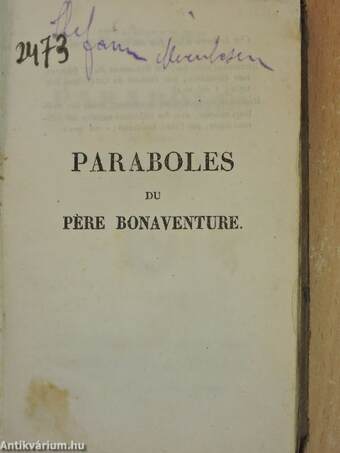 Histoires et paraboles