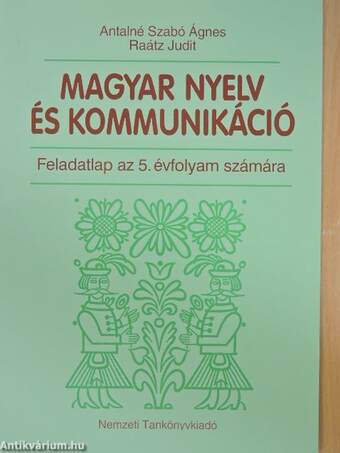 Magyar nyelv és kommunikáció - Feladatlap az 5. évfolyam számára