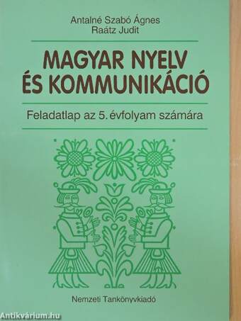 Magyar nyelv és kommunikáció - Feladatlap az 5. évfolyam számára