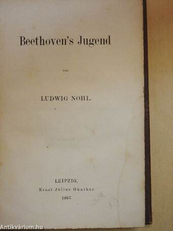Beethoven's Leben 1.