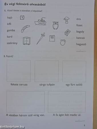 Felmérő feladatlapok - Magyar nyelv és irodalom/Matematika/Környezetismeret