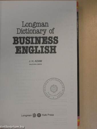 Longman Dictionary of Business English