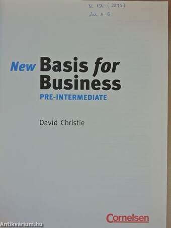 New Basis for Business - Pre-Intermediate