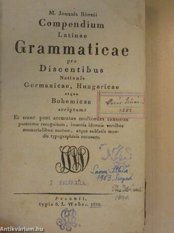 Compendium Latinae Grammaticae