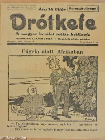 Drótkefe 1943. február 19.