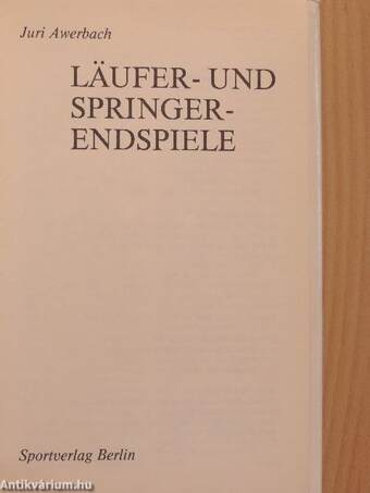 Läufer- und Springer-Endspiele