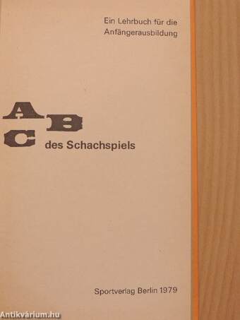 ABC des Schachspiels