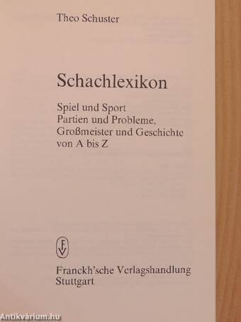 Schachlexikon