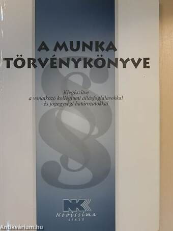 A munka törvénykönyve