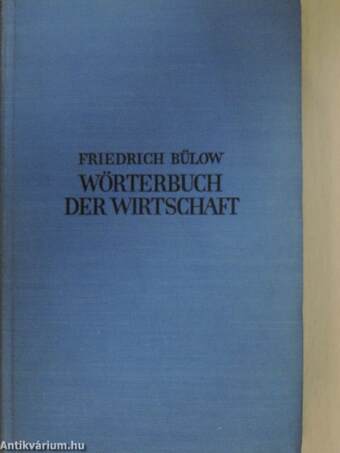 Wörterbuch der Wirtschaft