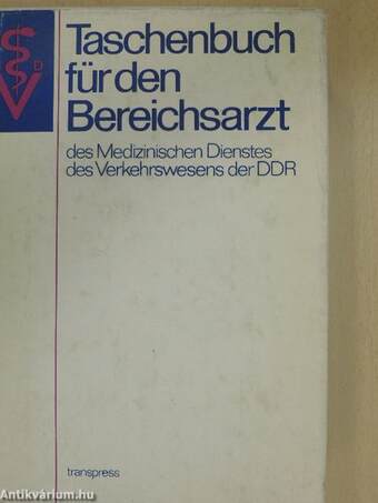 Taschenbuch für den Bereichsarzt des MDV