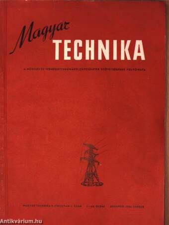 Magyar Technika 1954. (nem teljes évfolyam)