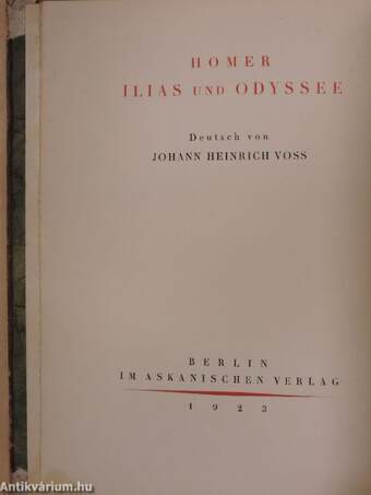 Ilias und Odyssee