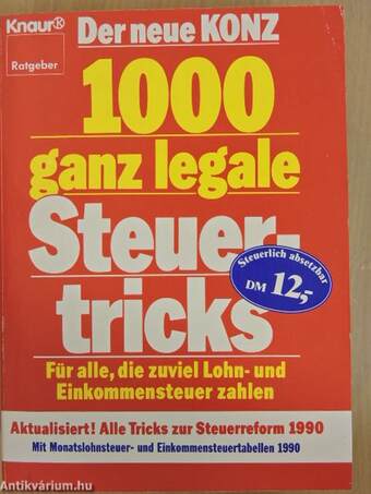 1000 ganz legale Steuertricks