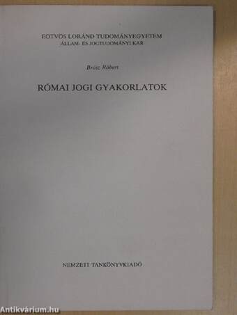 Római jogi gyakorlatok