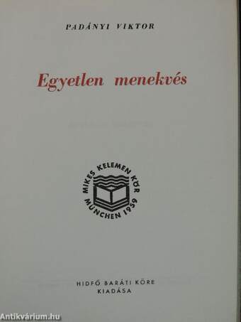 Egyetlen menekvés