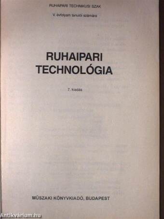 Ruhaipari technológia