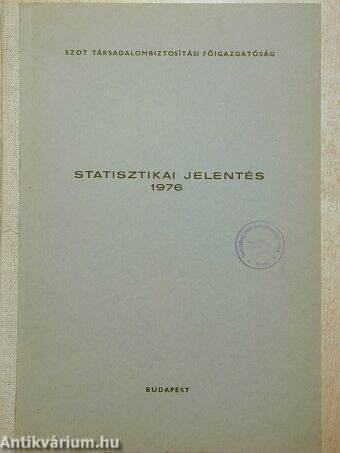 Statisztikai jelentés 1976.
