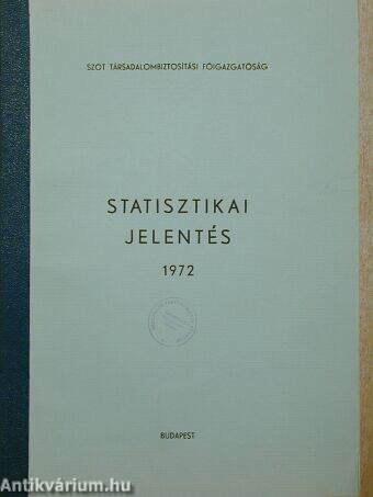 Statisztikai jelentés 1972.