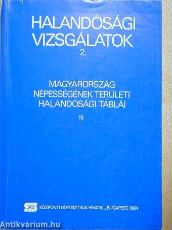 Halandósági vizsgálatok 2.